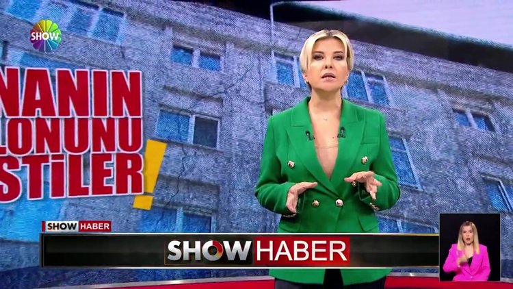 Binanın kolonunu kestiler!