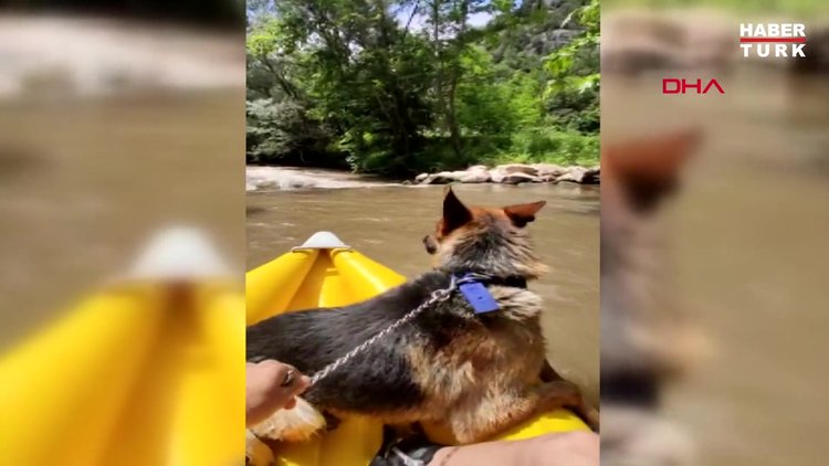 'Leo' günde 1 buçuk saat rafting yapıyor