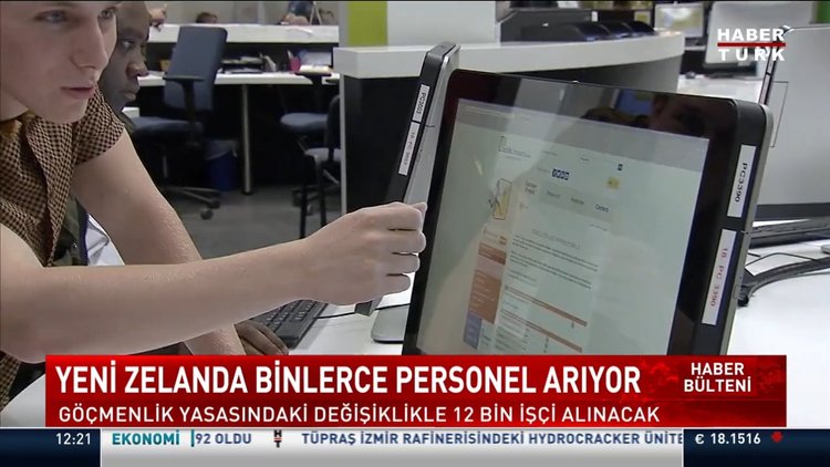 Yeni Zelanda binlerce personel arıyor