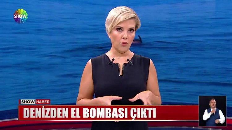 Denizden el bombası çıktı