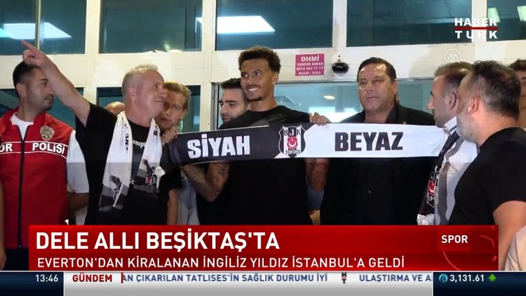 Dele Alli, Beşiktaş için İstanbul'da