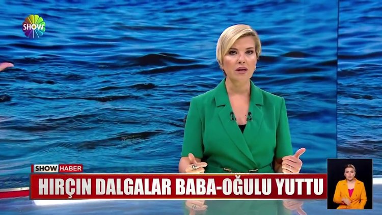 Hırçın dalgalar baba-oğulu yuttu