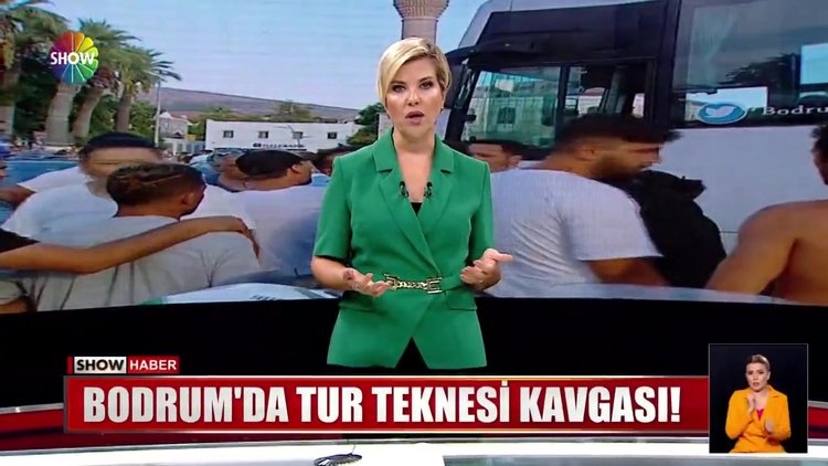 Bodrum'da tur teknesi kavgası!