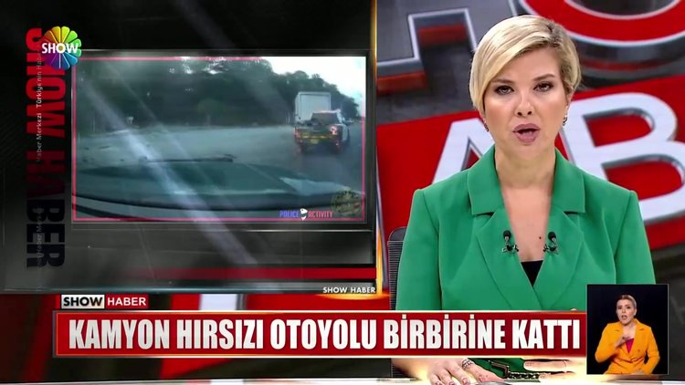 Kamyon hırsızı otoyolu birbirine kattı