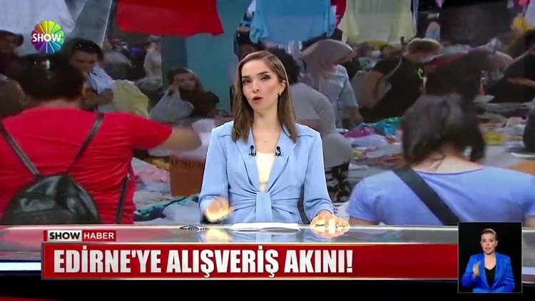 Edirne'ye alışveriş akını!