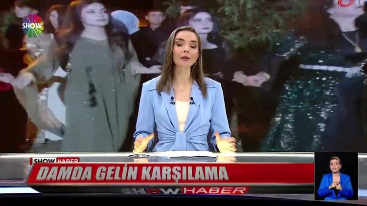 Damda gelin karşılama