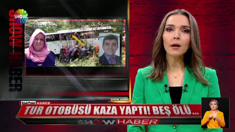 Tur otobüsü kaza yaptı! Beş ölü...