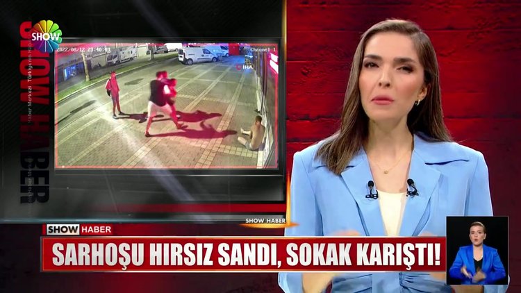 Sarhoşu hırsız sandı sokak karıştı!