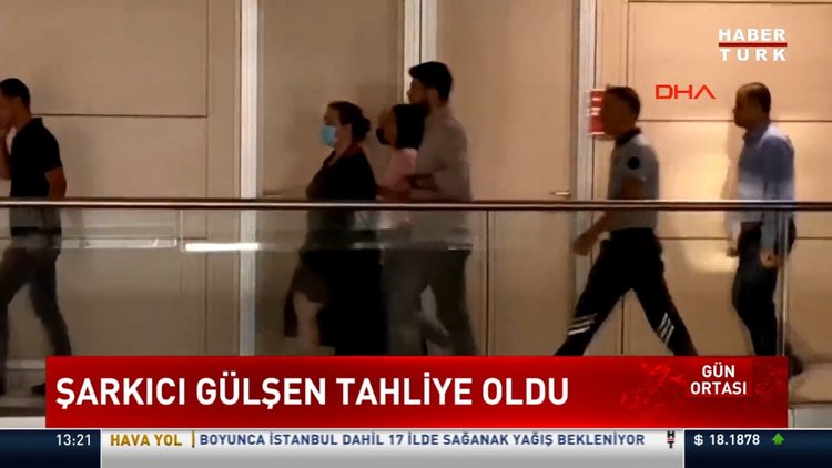 Şarkıcı Gülşen tahliye oldu
