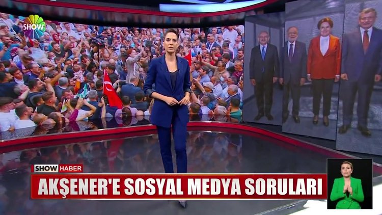 Akşener'e sosyal medya soruları
