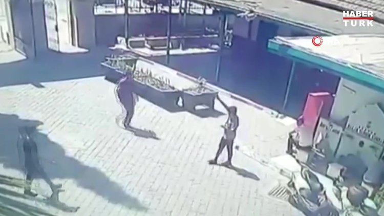 Mezarlıkta 6 kişinin yaralandığı kavganın görüntüleri ortaya çıktı