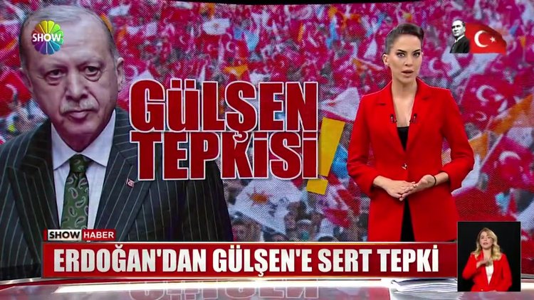 Erdoğan'dan Gülşen'e sert tepki