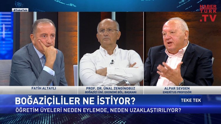 Teke Tek - 31 Ağustos 2022 (Boğaziçi Üniversitesi öğretim üyeleri neden eylemde?)