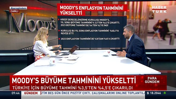 Moody's büyüme tahminini yükseltti