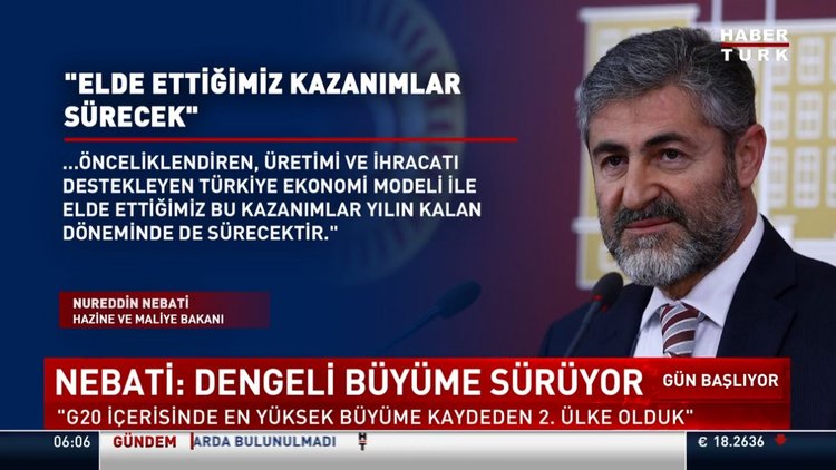 Bakan Nebati'den önemli açıklamalar