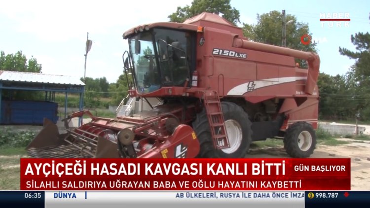 'Hasat' tartışmasında baba ile oğlunu öldürdü