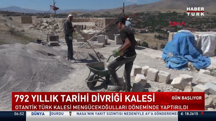Divriği Kalesi restore ediliyor
