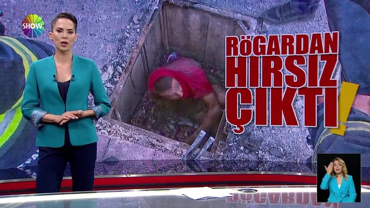 Rögardan hırsız çıktı!