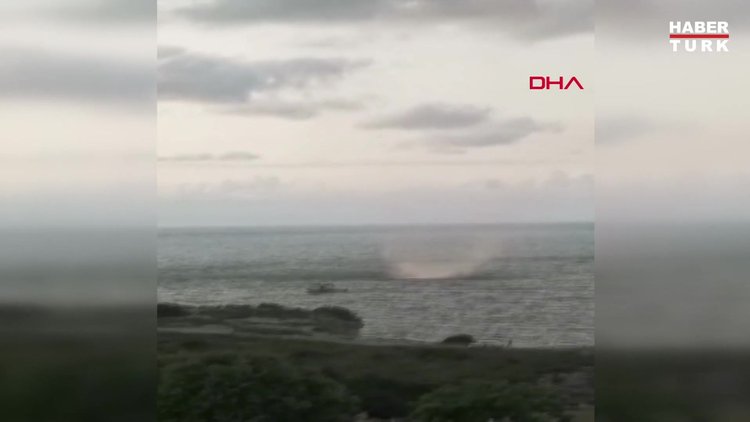 Akçakoca açıklarında hortum