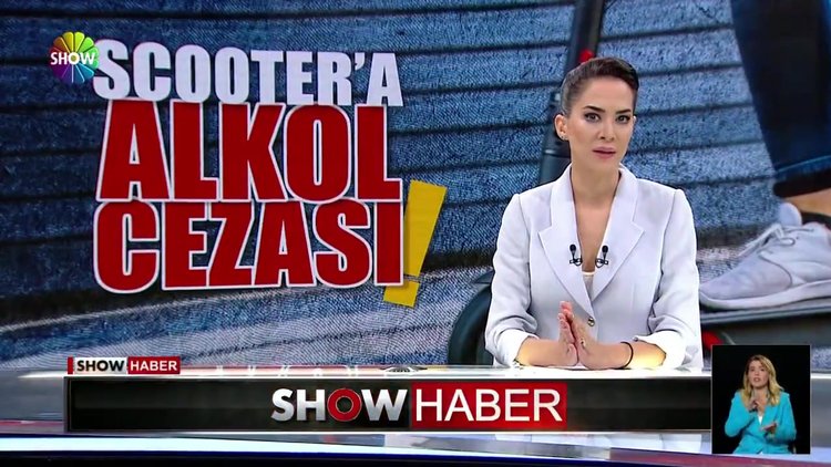 Scooter sürücüsüne 'alkol' cezası!