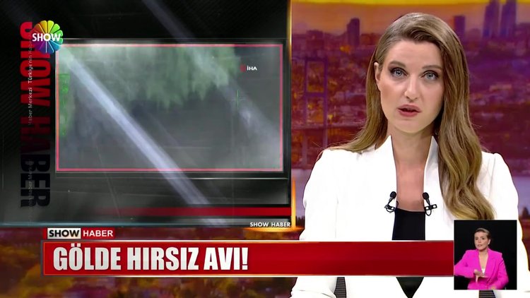 Gölde hırsız avı!