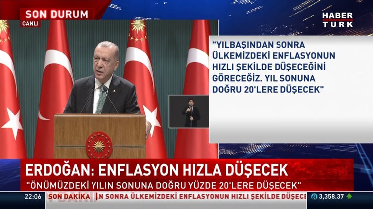 Cumhurbaşkanı Recep Tayyip Erdoğan'dan açıklamalar