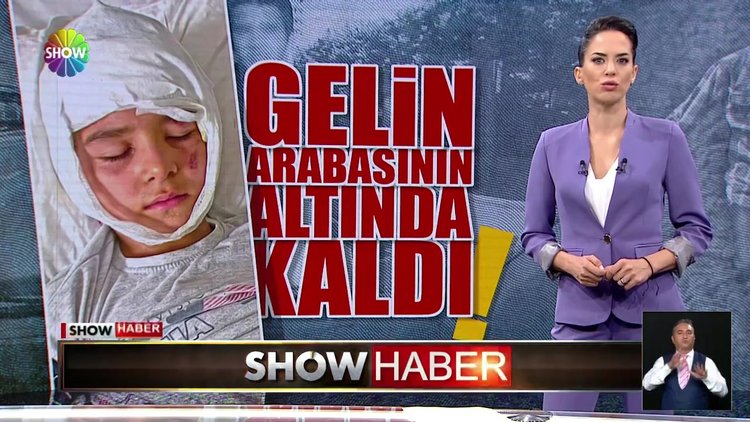 Gelin arabasının altında kaldı