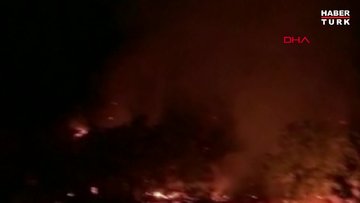 Tunceli'de Munzur Vadisi Milli Parkı´nda orman yangını