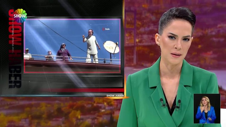 Çatıda 'arsa' eylemi!