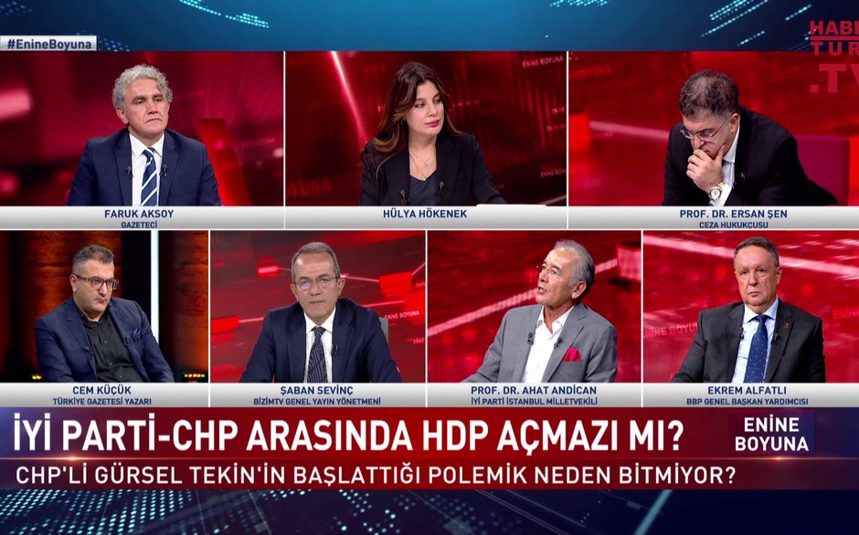 Enine Boyuna - 9 Eylül 2022 (İYİ Parti ve CHP arasında HDP açmazı mı?)