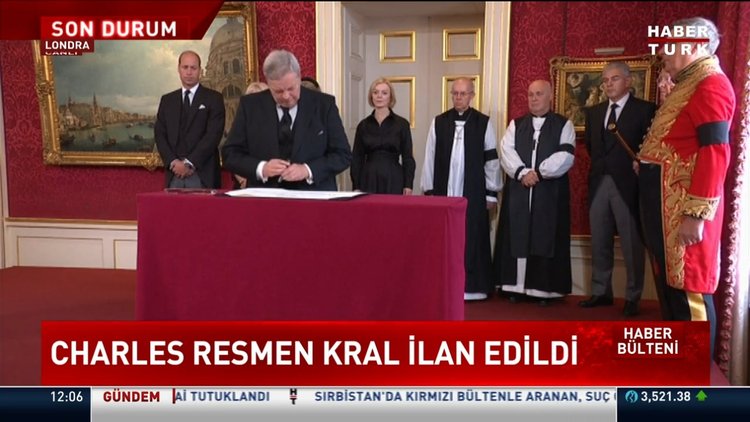 Kral III. Charles resmen kral ilan edildi