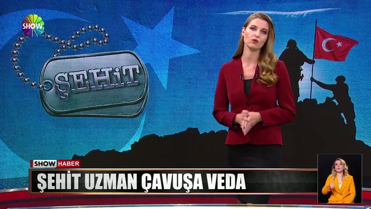 Şehit Uzman Çavuşa veda