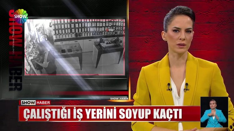 Çalıştığı iş yerini soyup kaçtı