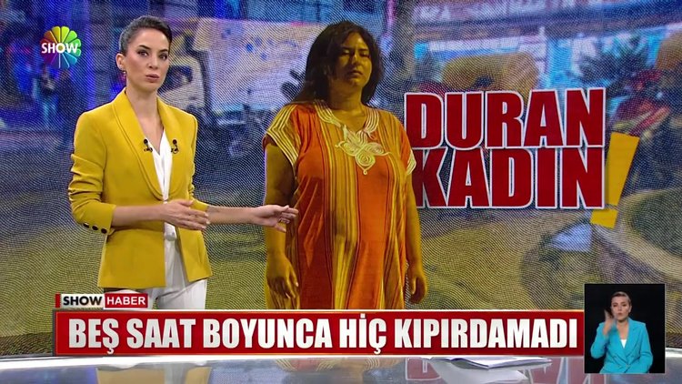 Beş saat boyunca sadece durdu!