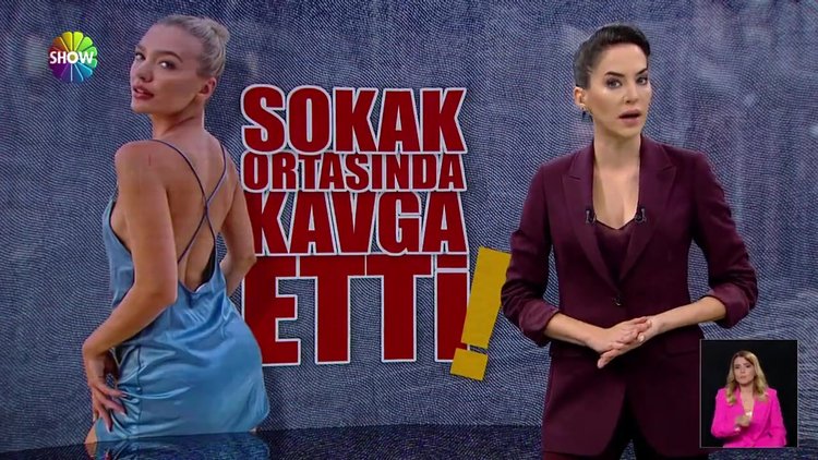 Melisa Döngel sokakta kavga etti