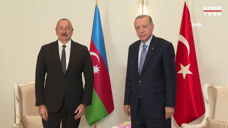 Cumhurbaşkanı Erdoğan, Aliyev ile görüştü