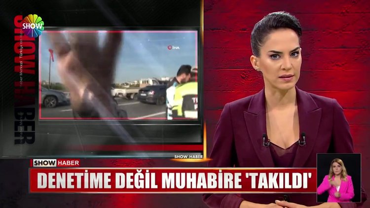 Denetime değil muhabire 'takıldı'