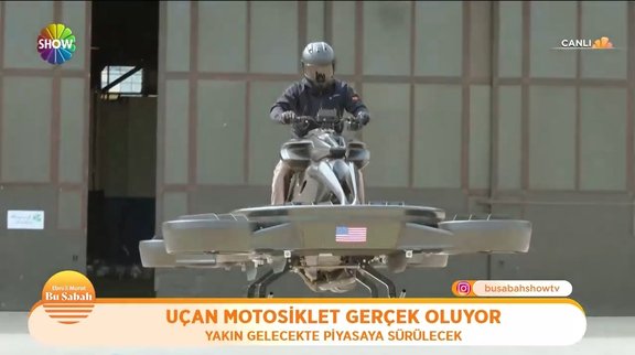 Uçan motosiklet gerçek oluyor!
