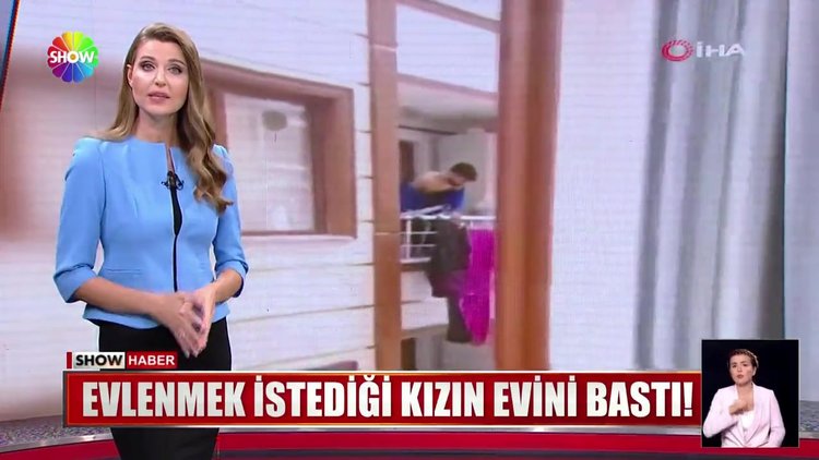 Evlenmek istediği kızın evini bastı!