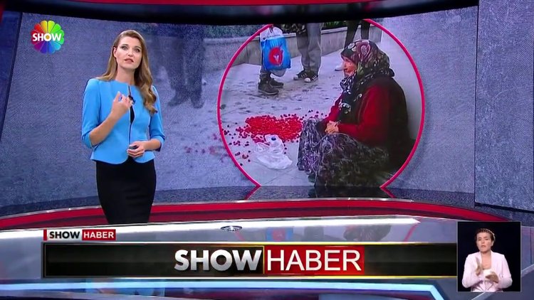 Yaşlı kadına zabıta müdahalesi