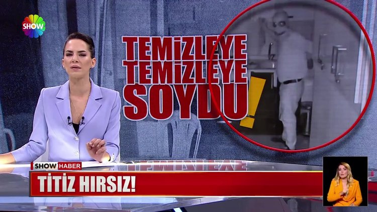 Temizleye temizleye soydu!