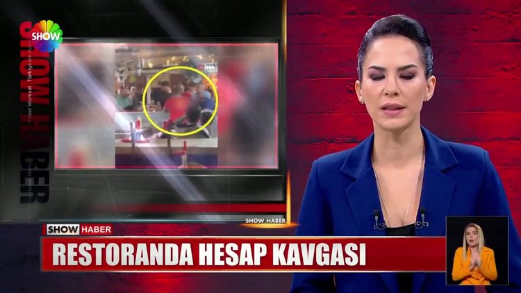 Restoranda hesap kavgası