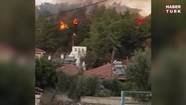 Muğla'da orman yangını