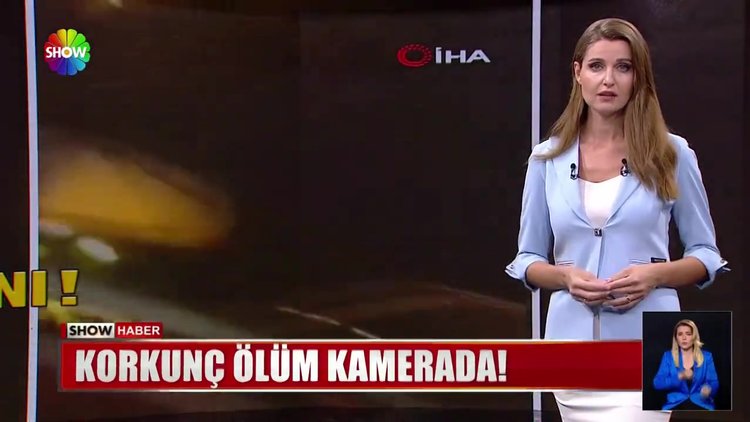 Korkunç ölüm kamerada!