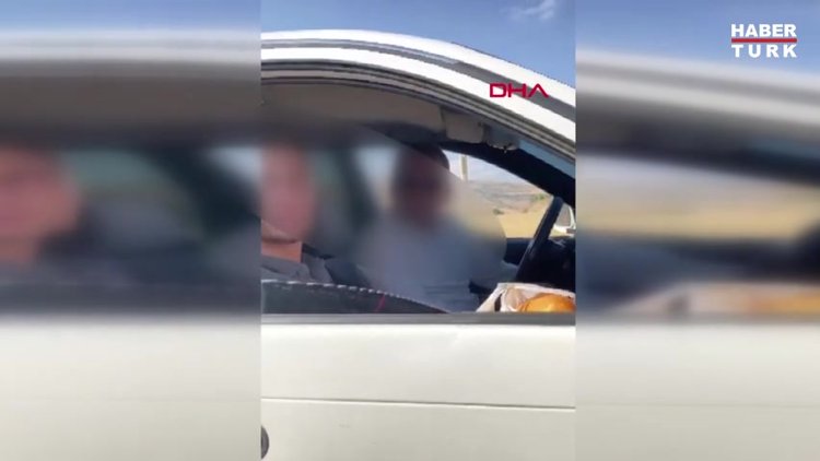 Hayvanseverler ile baba-oğul arasındaki ''köpek besleme'' kavgası kamerada