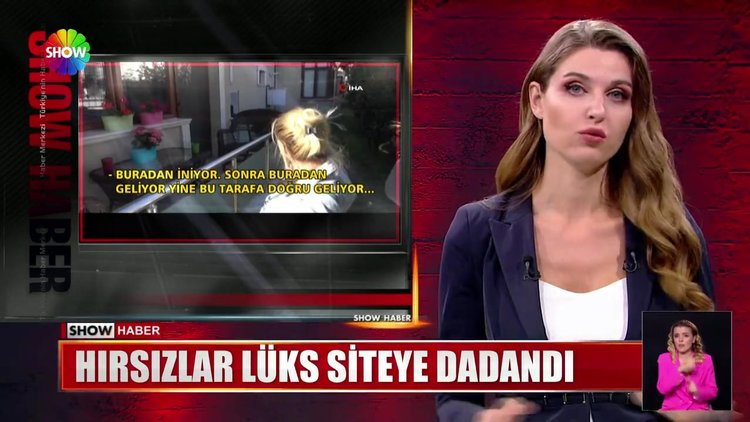 Hırsızlar lüks siteye dadandı