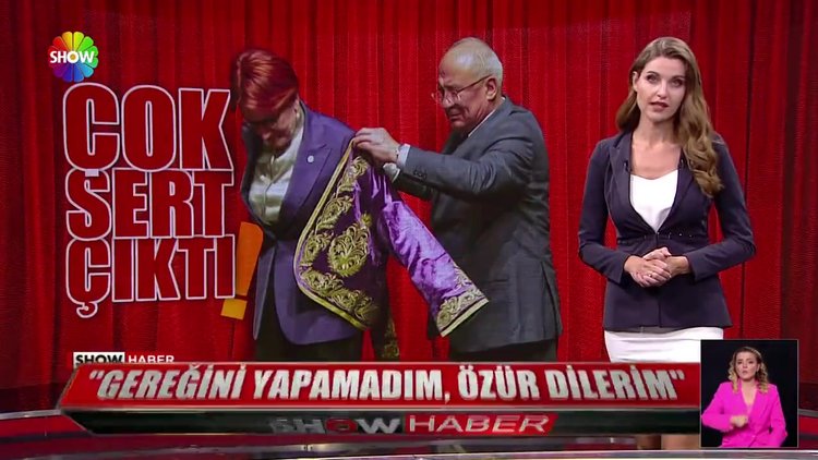''Gereğini yapamadım, özür dilerim''