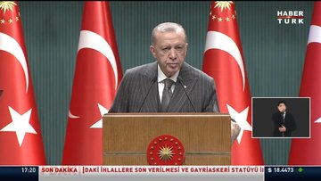 Cumhurbaşkanı Recep Tayyip Erdoğan'dan Kabine Toplantısı kararları açıklaması!