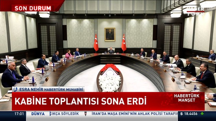 Cumhurbaşkanlığı Kabine Toplantısı sona erdi