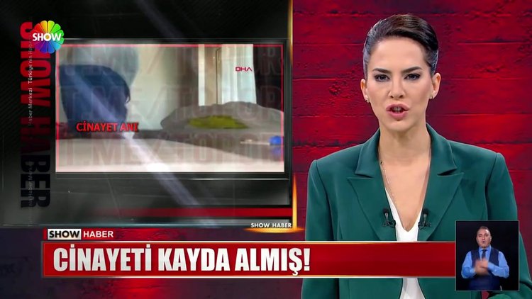 Cinayeti kayda almış!